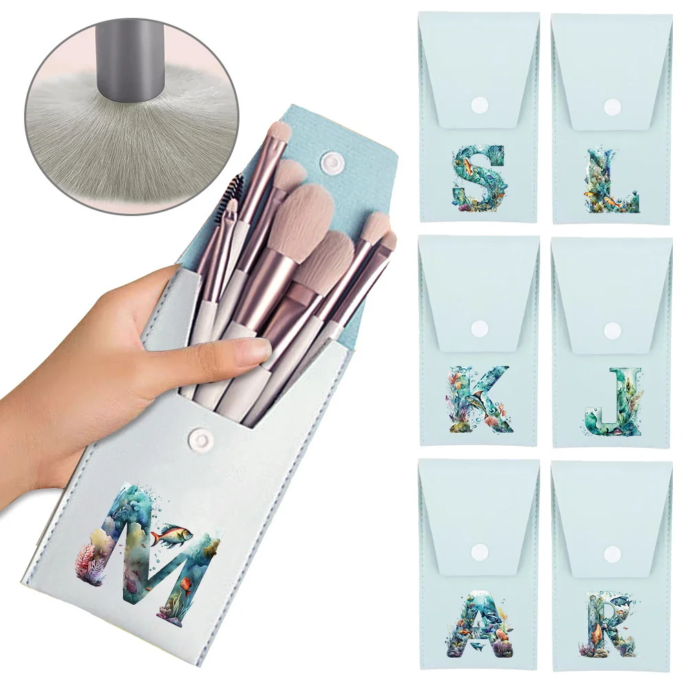 8pcs Makeup Brush Set Travel Essentials Soft Fluffy Makeup Brushes Kit Powder Brushes Initial Name 26 Letter & Fish Pattern
8pcs Makeup Brush Set Travel Essentials Soft Fluffy Makeup Brushes Kit Powder Brushes Initial Name 26 Letter & Fish Pattern