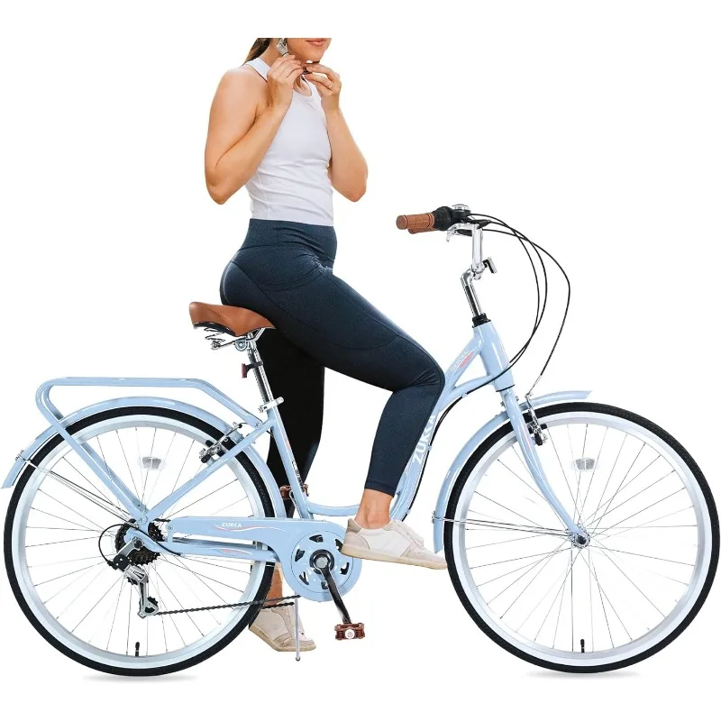 Womens Beach Cruiser Bike 26 Inch Bicycles for Women Adjustable Seat, 7 Speed Commute Bike for Women Adults, Womens Bicycle
Womens Beach Cruiser Bike 26 Inch Bicycles for Women Adjustable Seat, 7 Speed Commute Bike for Women Adults, Womens Bicycle