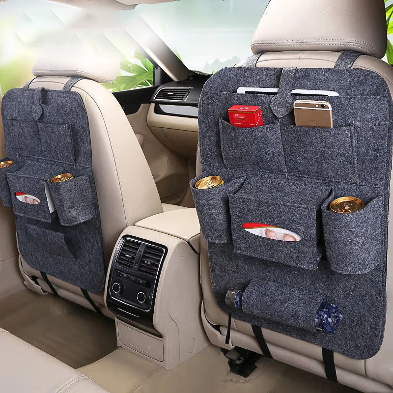 1pcs Car Seat Back Handing Storage Bag Multi-function Felt Bag,Interior Storage And Organization Supplies
1pcs Car Seat Back Handing Storage Bag Multi-function Felt Bag,Interior Storage And Organization Supplies
