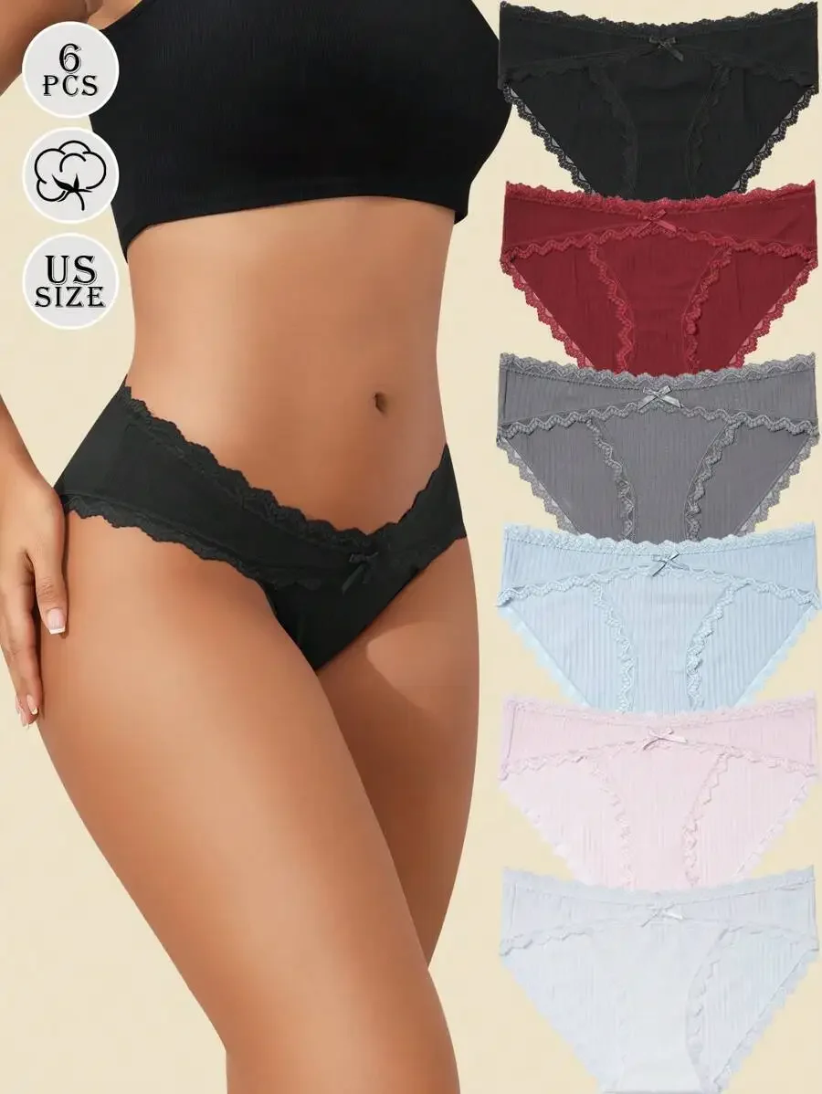 6-Pack Stylish Striped Cotton Bikini Bottoms for Comfort and Elegance
6-Pack Stylish Striped Cotton Bikini Bottoms for Comfort and Elegance
