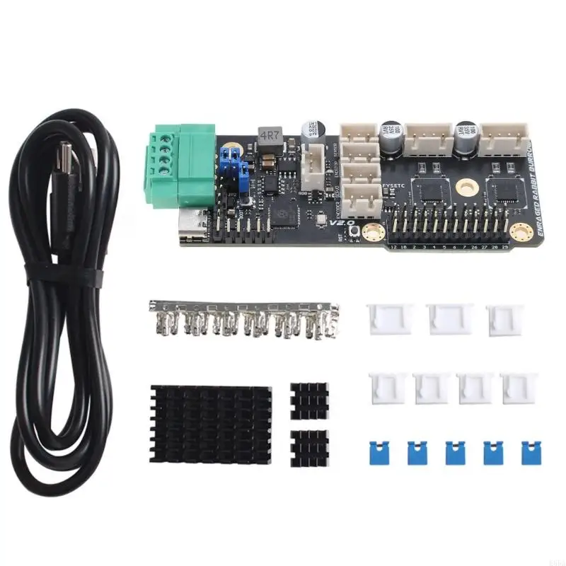 3D Printer Parts Erb v2.0 Печатная плата на борту TMC2209 Драйвер с интерфейсами Canbus для ERCF 2.0 Bearred Burrow E65A
3D Printer Parts Erb v2.0 Печатная плата на борту TMC2209 Драйвер с интерфейсами Canbus для ERCF 2.0 Bearred Burrow E65A