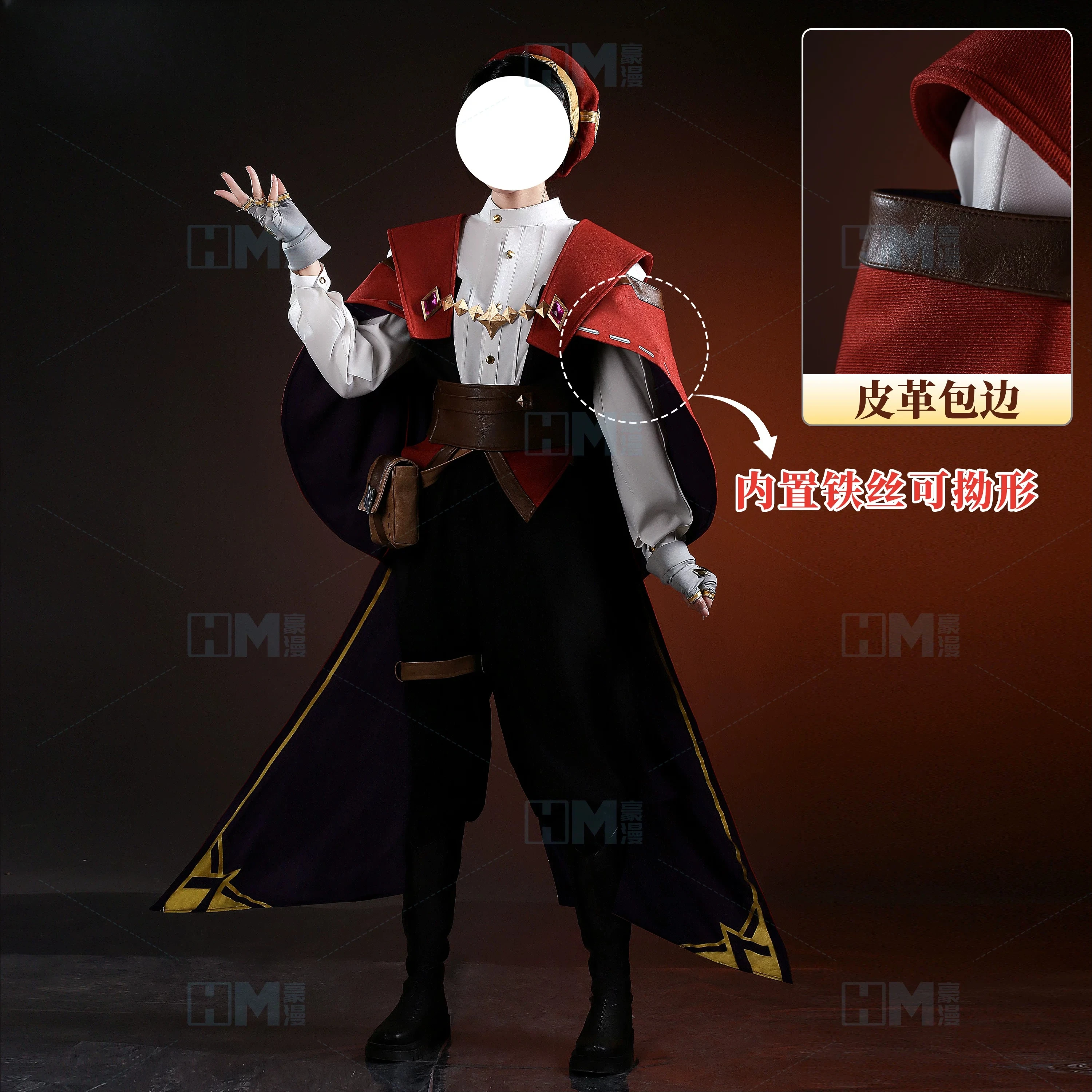 Roco Kingdom Enzo Cosplay Costume With Metal Accessories Velvet Cape Full Set High Quality Outfit Halloween Comic Con AniMuse
Roco Kingdom Enzo Cosplay Costume With Metal Accessories Velvet Cape Full Set High Quality Outfit Halloween Comic Con AniMuse