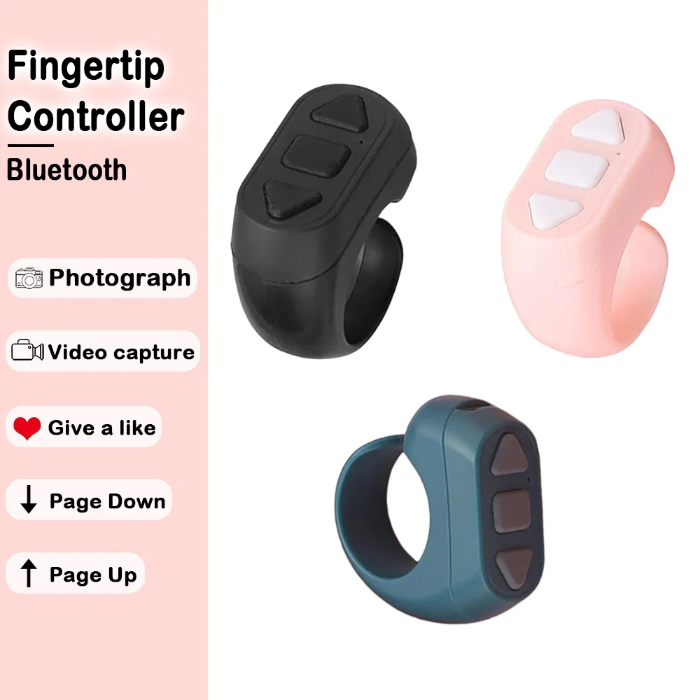 Bluetooth Control Scrolling Ring for TikTok Wireless Remote Selfie Video Controller Page Turner Browsing Mobile Phone
Bluetooth Control Scrolling Ring for TikTok Wireless Remote Selfie Video Controller Page Turner Browsing Mobile Phone