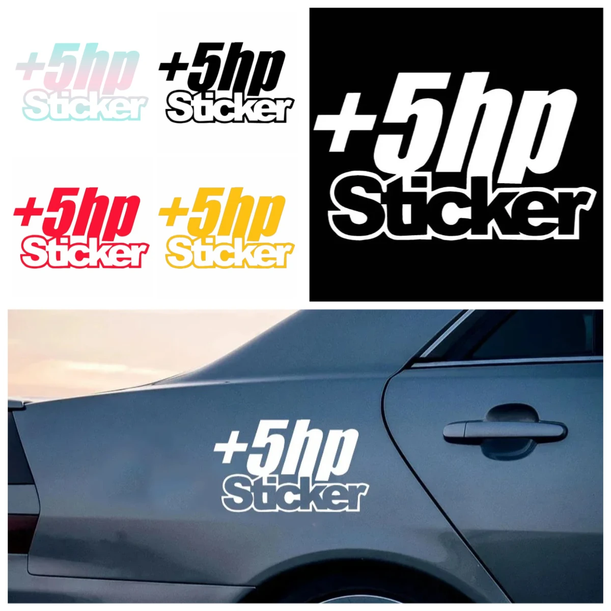 Funny Vinyl Car Decals for Truck Bumper Motorcycle - Waterproof High Adhesion Auto Stickers +5HP Design
Funny Vinyl Car Decals for Truck Bumper Motorcycle - Waterproof High Adhesion Auto Stickers +5HP Design