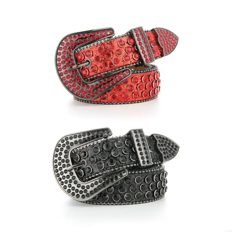 N5KB Casual Belts Adult Full Diamond Waist Belts Western Cowgirl Cowboy Fashion Belt for Jeans Skirt
N5KB Casual Belts Adult Full Diamond Waist Belts Western Cowgirl Cowboy Fashion Belt for Jeans Skirt