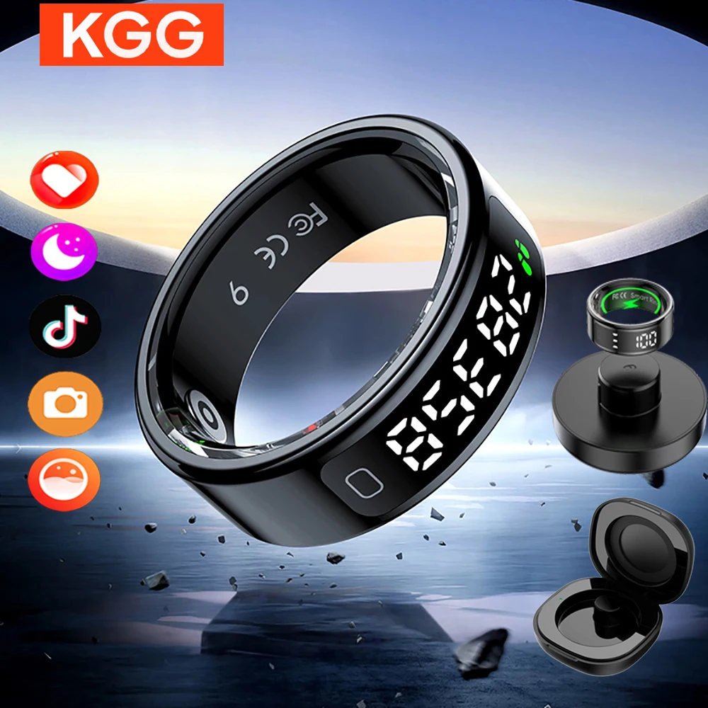 2025 New R11 Smart Ring with Display Screen and Touch QRing Wireless Charging Health Manager 5 ATM Waterproof For Men Women
2025 New R11 Smart Ring with Display Screen and Touch QRing Wireless Charging Health Manager 5 ATM Waterproof For Men Women