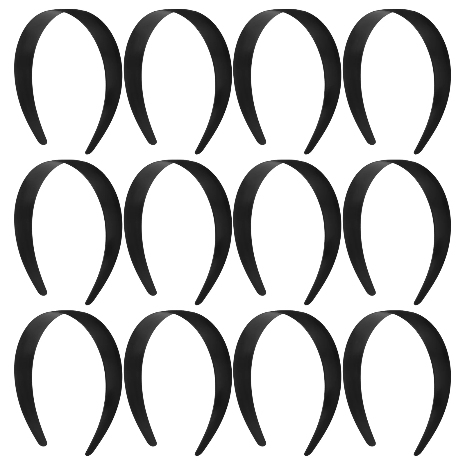 12 Pcs Black 3 0x37cm Plain Blank Headbands No Teeth Accessories for DIY Hair Hoop Materials Women Girls Sports
12 Pcs Black 3 0x37cm Plain Blank Headbands No Teeth Accessories for DIY Hair Hoop Materials Women Girls Sports