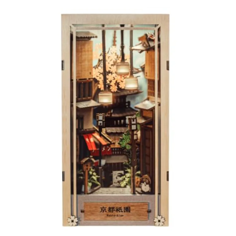 Book Nook Kit Kyoto Gion DIY 3D Wooden Booknook for Adults, Teens and Book Lovers, Bookshelf Insert Library Decor, Creative Gif
Book Nook Kit Kyoto Gion DIY 3D Wooden Booknook for Adults, Teens and Book Lovers, Bookshelf Insert Library Decor, Creative Gif