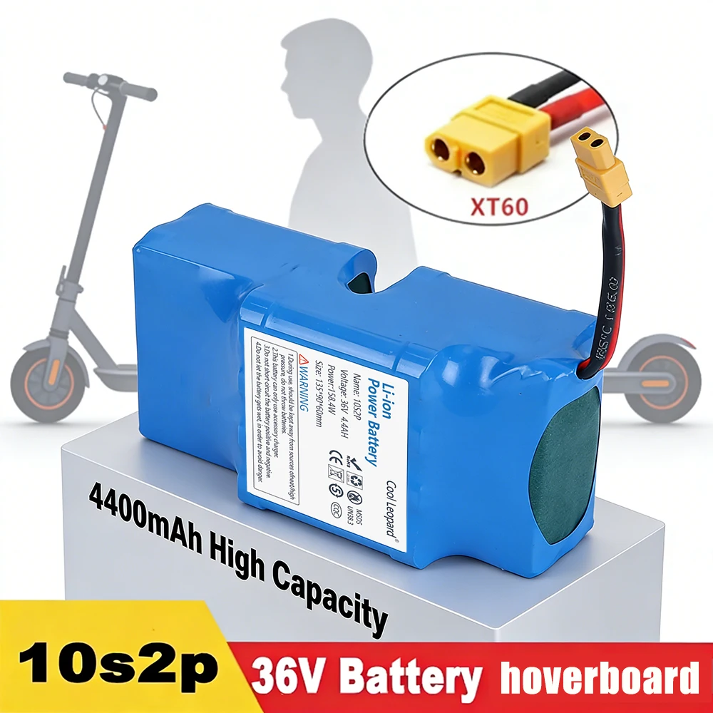 High-quality 10S2P 36V 4400mAh Rechargeable Lithium-ion Battery for Electric Self-balancing Scooter,HoverBoard and Unicycle
High-quality 10S2P 36V 4400mAh Rechargeable Lithium-ion Battery for Electric Self-balancing Scooter,HoverBoard and Unicycle