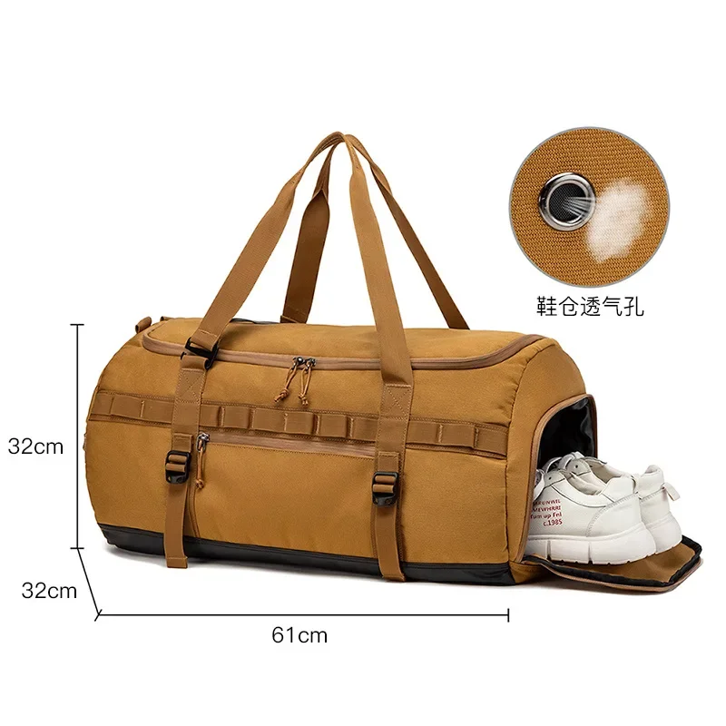 Men Large Capacity Travel Backpack with Shoe Compartment Waterproof Gym Bag Hiking Workout Business Trips Luggage Travel Tote
Men Large Capacity Travel Backpack with Shoe Compartment Waterproof Gym Bag Hiking Workout Business Trips Luggage Travel Tote