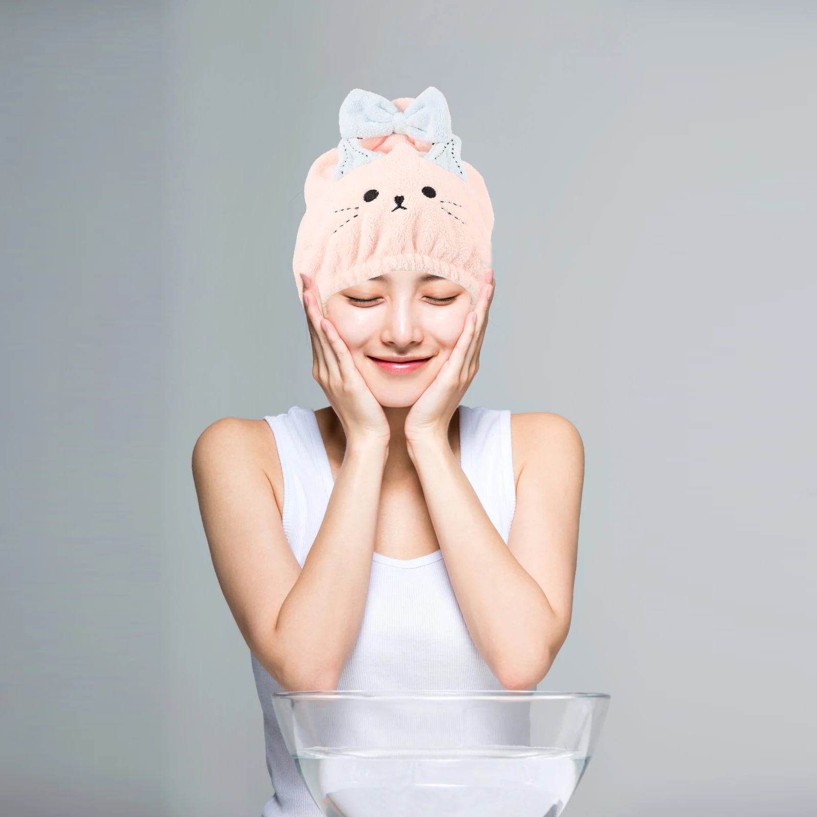 2Pcs Hair Drying Caps Cartoon Style Fast Absorbent Bath Shower Cap Cute Bowknot Long Ear Cat Soft Comfortable Durable
2Pcs Hair Drying Caps Cartoon Style Fast Absorbent Bath Shower Cap Cute Bowknot Long Ear Cat Soft Comfortable Durable