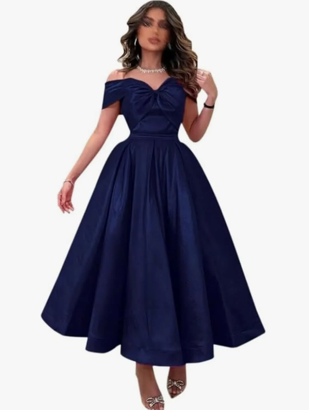 Arabian Night Luxurious Ball Dark Blue Women's Evening Party Dresses V-Neck Off-The-Shoulder Prom Gowns abendkleider hochzeit
Arabian Night Luxurious Ball Dark Blue Women's Evening Party Dresses V-Neck Off-The-Shoulder Prom Gowns abendkleider hochzeit