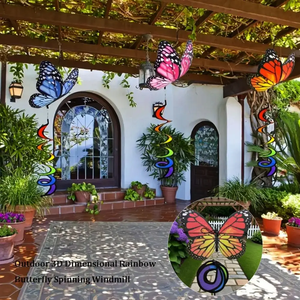 Colorful 3D Dimensional Windmill No Toxic Hanging Cloth&Plastic Rainbow Butterfly Spinning Windmill Wind Strip Ornament
Colorful 3D Dimensional Windmill No Toxic Hanging Cloth&Plastic Rainbow Butterfly Spinning Windmill Wind Strip Ornament