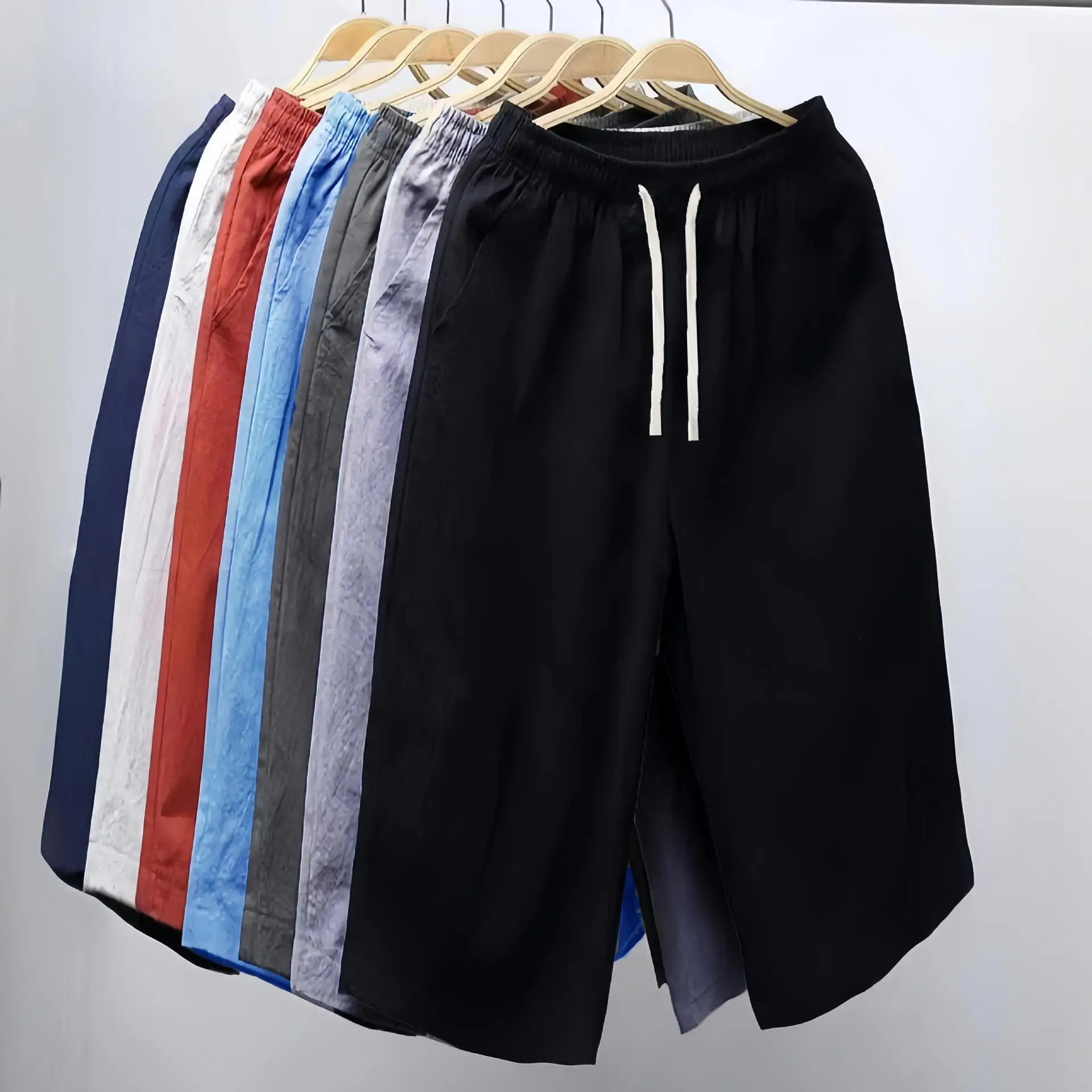New Men's Linen Lightweight Sweatpants Cotton Solid Color Breathable Joggers Men Baggy Pants Streetwear Long Trousers Men
New Men's Linen Lightweight Sweatpants Cotton Solid Color Breathable Joggers Men Baggy Pants Streetwear Long Trousers Men