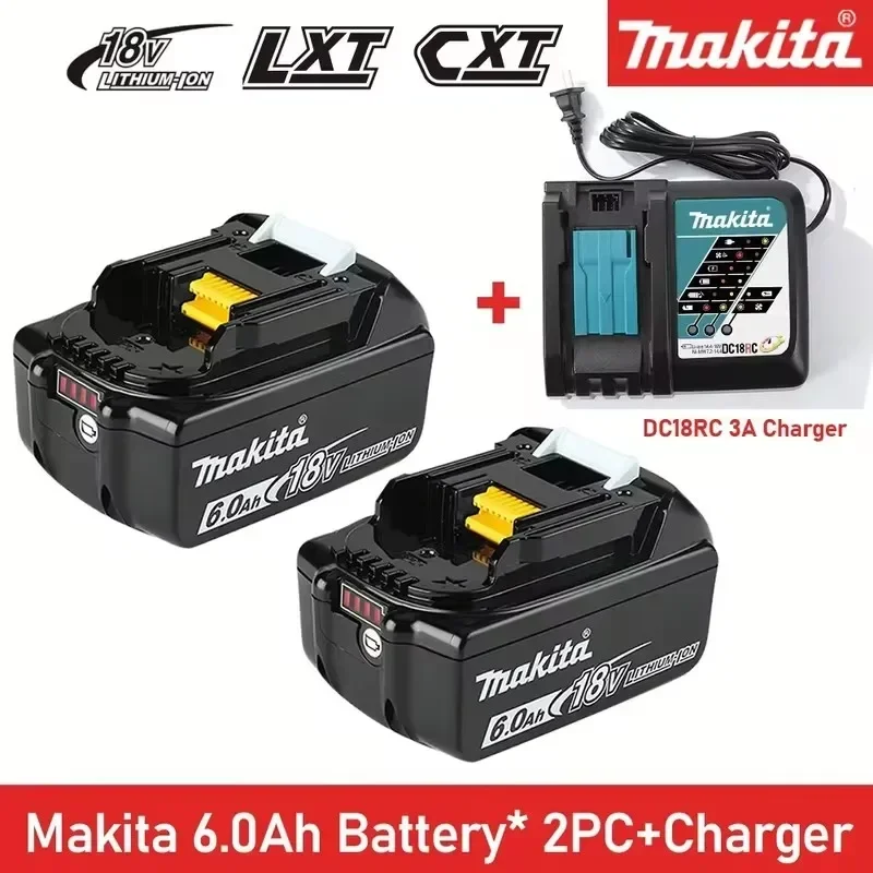 Makita 18V BL1850B Battery 6.0Ah Genuine Original for LXT400 Tools Drill Compatible with BL1860 BL1830 BL1815 BL1840 Models
Makita 18V BL1850B Battery 6.0Ah Genuine Original for LXT400 Tools Drill Compatible with BL1860 BL1830 BL1815 BL1840 Models