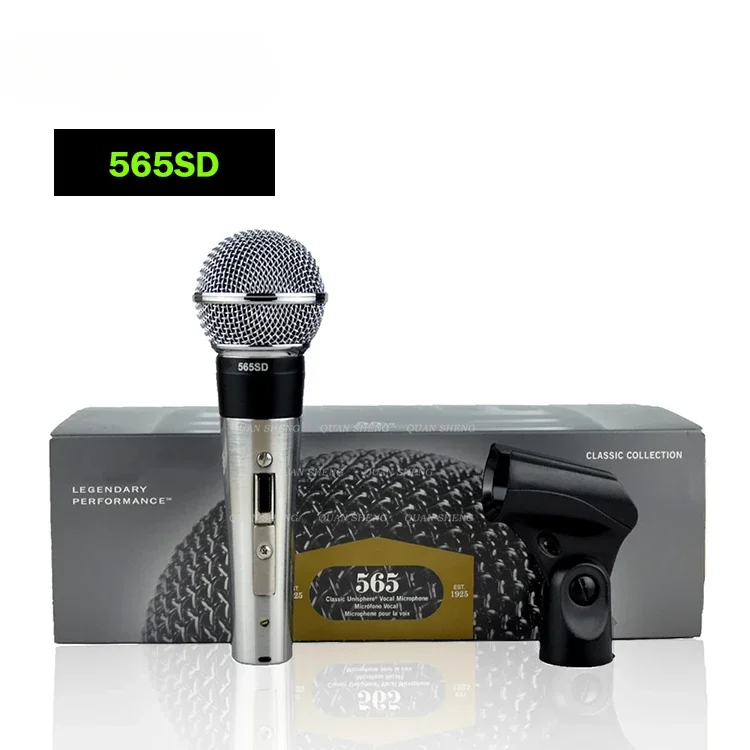 565SD Professional Vocal Cardioid Condenser Microphone Wired Studio Mic For Karaoke
565SD Professional Vocal Cardioid Condenser Microphone Wired Studio Mic For Karaoke
