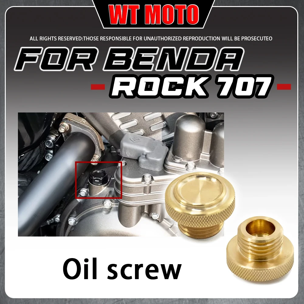 For BENDA ROCK707 707Ultra 707Pro CNC Aluminum Alloy Oil Filler Cap Brass Engine Oil Drain Screw Modified Accessories
For BENDA ROCK707 707Ultra 707Pro CNC Aluminum Alloy Oil Filler Cap Brass Engine Oil Drain Screw Modified Accessories