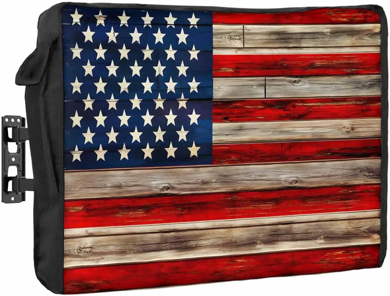 American Flag Outdoor TV Cover 40-43" Weatherproof, Waterproof, with Remote Pocket
American Flag Outdoor TV Cover 40-43" Weatherproof, Waterproof, with Remote Pocket