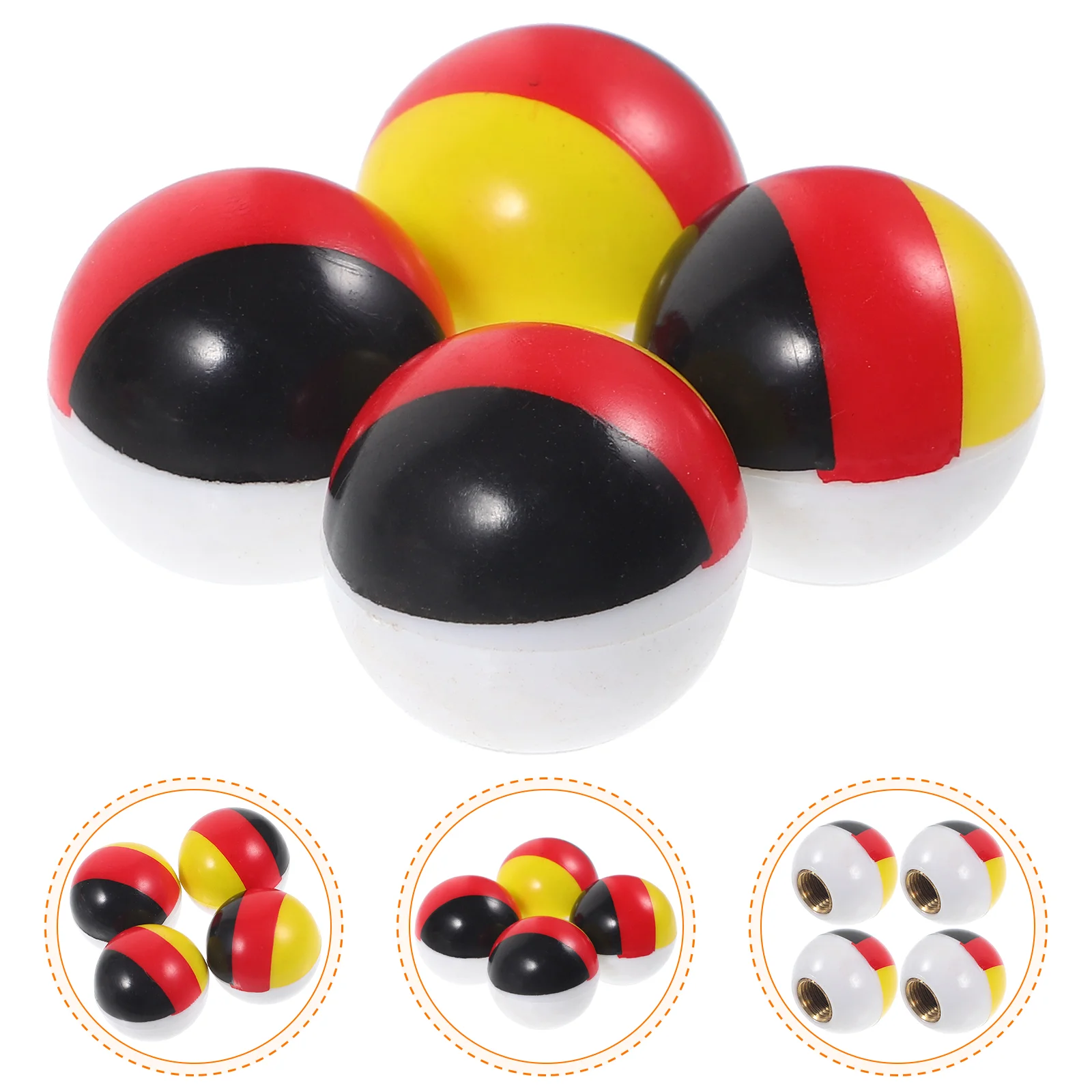 4 Pcs Flag Valve Cap Car Accessories Copper Core Tire Stem Caps for Truck German Flag ABS Material Waterproof Easy
4 Pcs Flag Valve Cap Car Accessories Copper Core Tire Stem Caps for Truck German Flag ABS Material Waterproof Easy