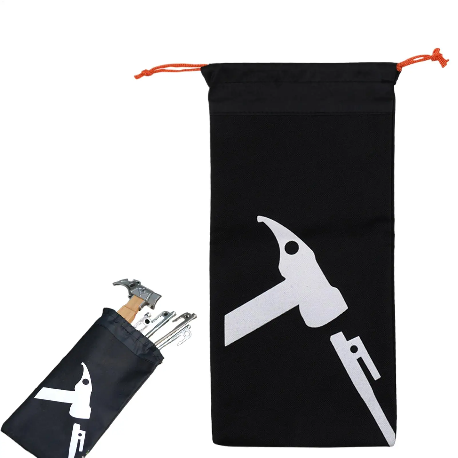 Tent Stake Bag Ground Stake Bag Oxford Cloth Drawstring Nail Organizer For Hammock Canopy Backpacking Snow Sand Beach Tie-Downs
Tent Stake Bag Ground Stake Bag Oxford Cloth Drawstring Nail Organizer For Hammock Canopy Backpacking Snow Sand Beach Tie-Downs