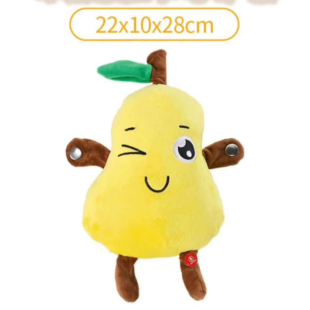 Creative Fruit Induction Metronome Cute Soft Fruit Stuffed Interactive Playing Joint Music Rhythm Stuffed Developmental
Creative Fruit Induction Metronome Cute Soft Fruit Stuffed Interactive Playing Joint Music Rhythm Stuffed Developmental