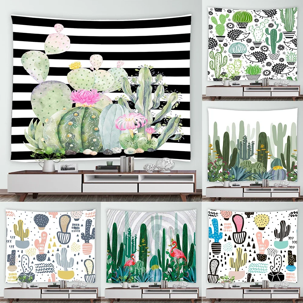 Tropical Cactus Green Plant Print Pattern Tapestry Home Living Room Bedroom Wall Decor Background Cloth Tapestry
Tropical Cactus Green Plant Print Pattern Tapestry Home Living Room Bedroom Wall Decor Background Cloth Tapestry