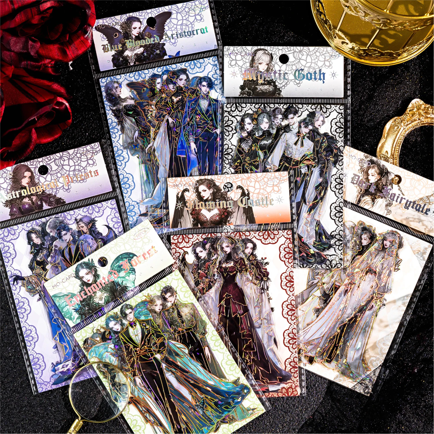 10pcs/pack Stickers Ice Crystal Laser Character Girl Laser Gold DIY Decorative Scrapbooking Material Collage Sticker Journal
10pcs/pack Stickers Ice Crystal Laser Character Girl Laser Gold DIY Decorative Scrapbooking Material Collage Sticker Journal