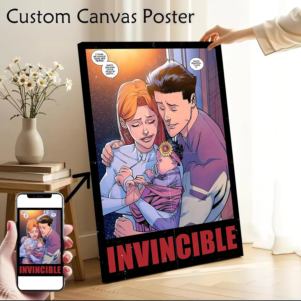 Invincible Family With Baby Poster Customizable Printed Canvas Painting for Pictures Wall Art Vintage Decor Living Room Bedroom
Invincible Family With Baby Poster Customizable Printed Canvas Painting for Pictures Wall Art Vintage Decor Living Room Bedroom