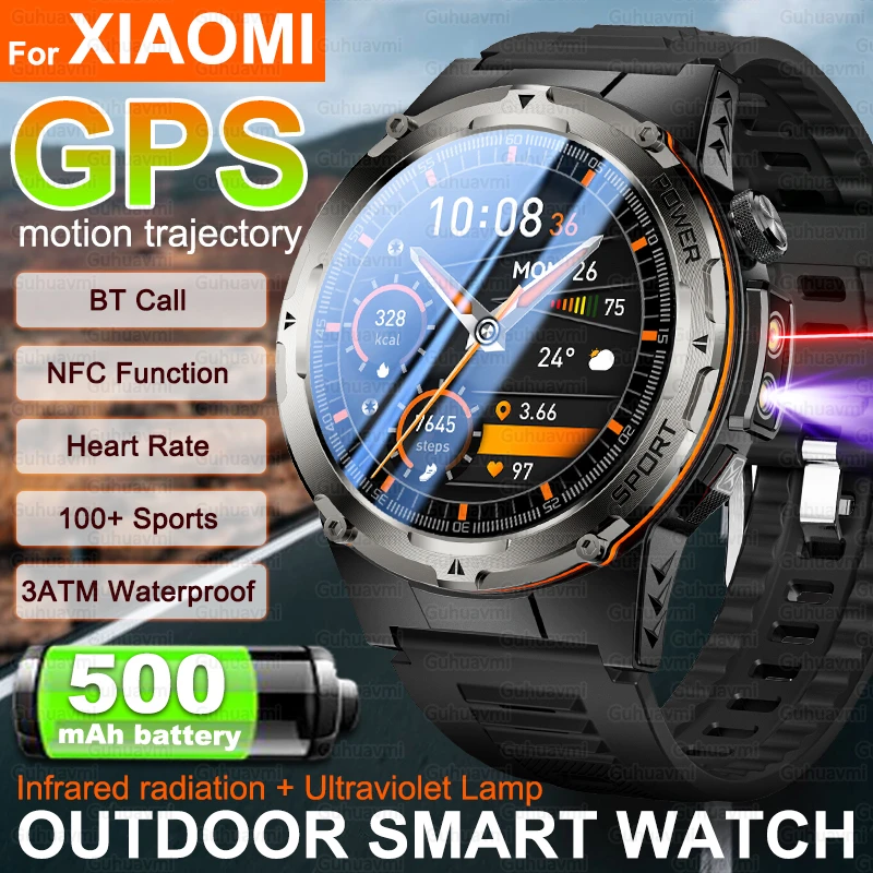For XIAOMI GPS Outdoor Professional Sports Smart Watch Men NFC Heart Rate BT Call 3ATM Waterproof Swimming Fitness Smartwatches 
For XIAOMI GPS Outdoor Professional Sports Smart Watch Men NFC Heart Rate BT Call 3ATM Waterproof Swimming Fitness Smartwatches