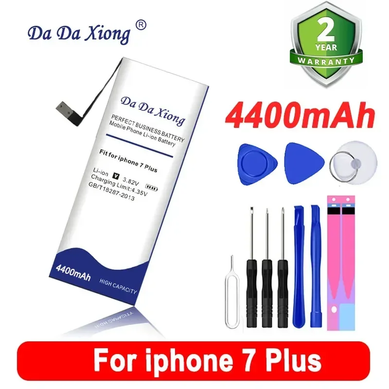 Оригинальный большой емкости DaDaXiong 4400 мАч iPhone 7 для iPhone 7 Plus аккумулятор + Бесплатные инструменты
Оригинальный большой емкости DaDaXiong 4400 мАч iPhone 7 для iPhone 7 Plus аккумулятор + Бесплатные инструменты