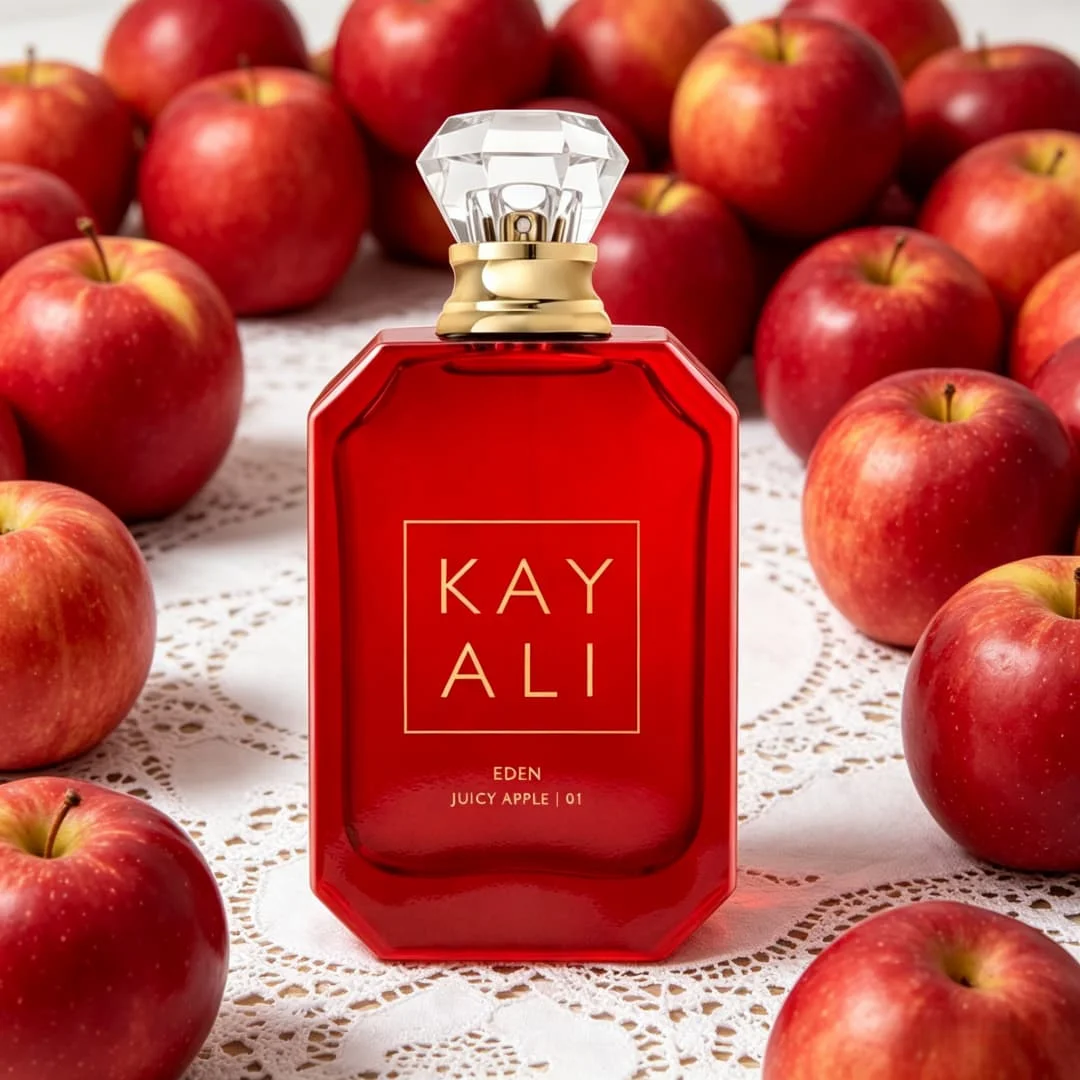 Kayali Garden of Eden Red Apple No. 01 strong perfume, sweet and juicy red fruits, with fresh and pseudo body fragrance of energ
Kayali Garden of Eden Red Apple No. 01 strong perfume, sweet and juicy red fruits, with fresh and pseudo body fragrance of energ