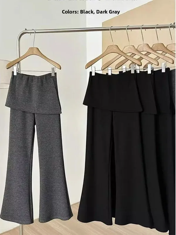 plus Size Fleece Lined Flared Pants Women's Casual High Waist Slimming Elastic Autumn Winter plus Size Fashion Pants
plus Size Fleece Lined Flared Pants Women's Casual High Waist Slimming Elastic Autumn Winter plus Size Fashion Pants