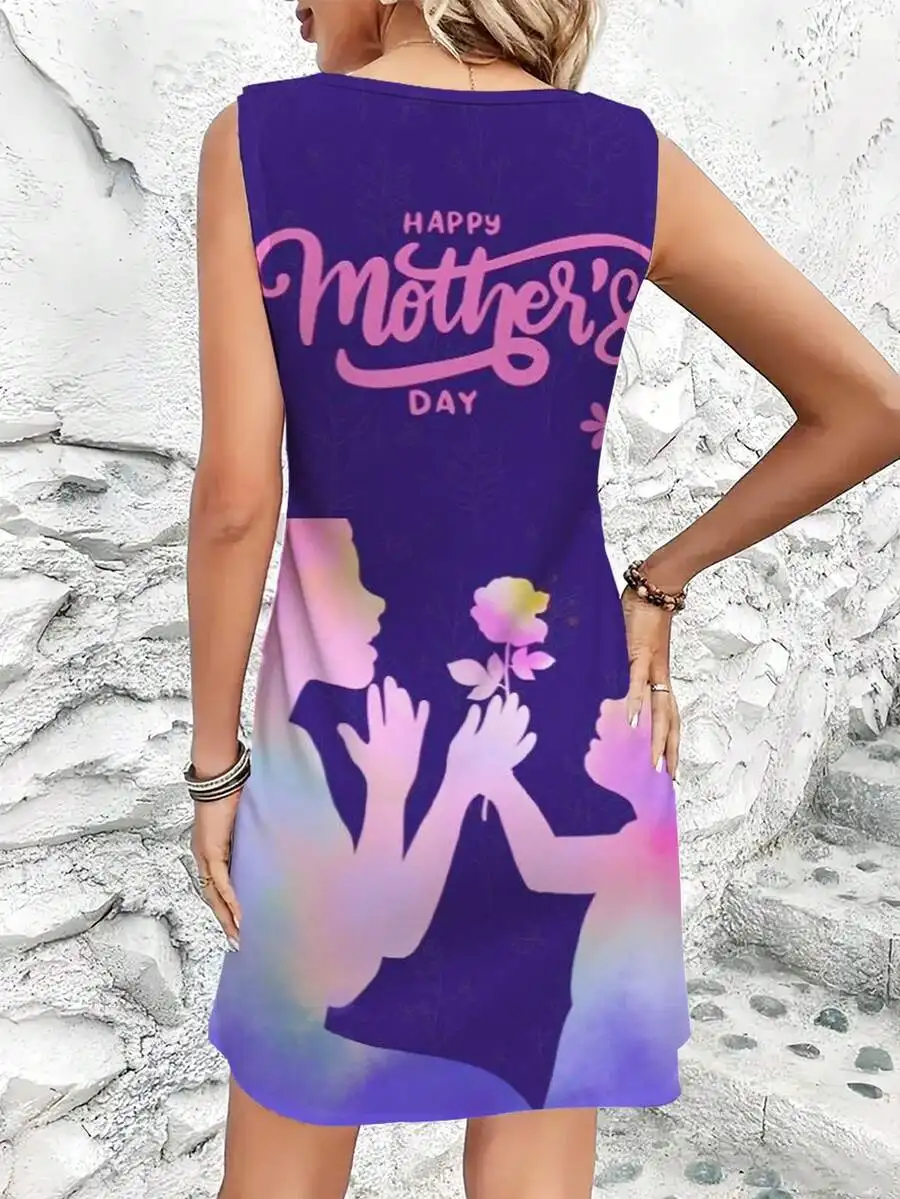 Happy Mothers Day Print Women Dress Round Neck Casual Festival Wear
Happy Mothers Day Print Women Dress Round Neck Casual Festival Wear