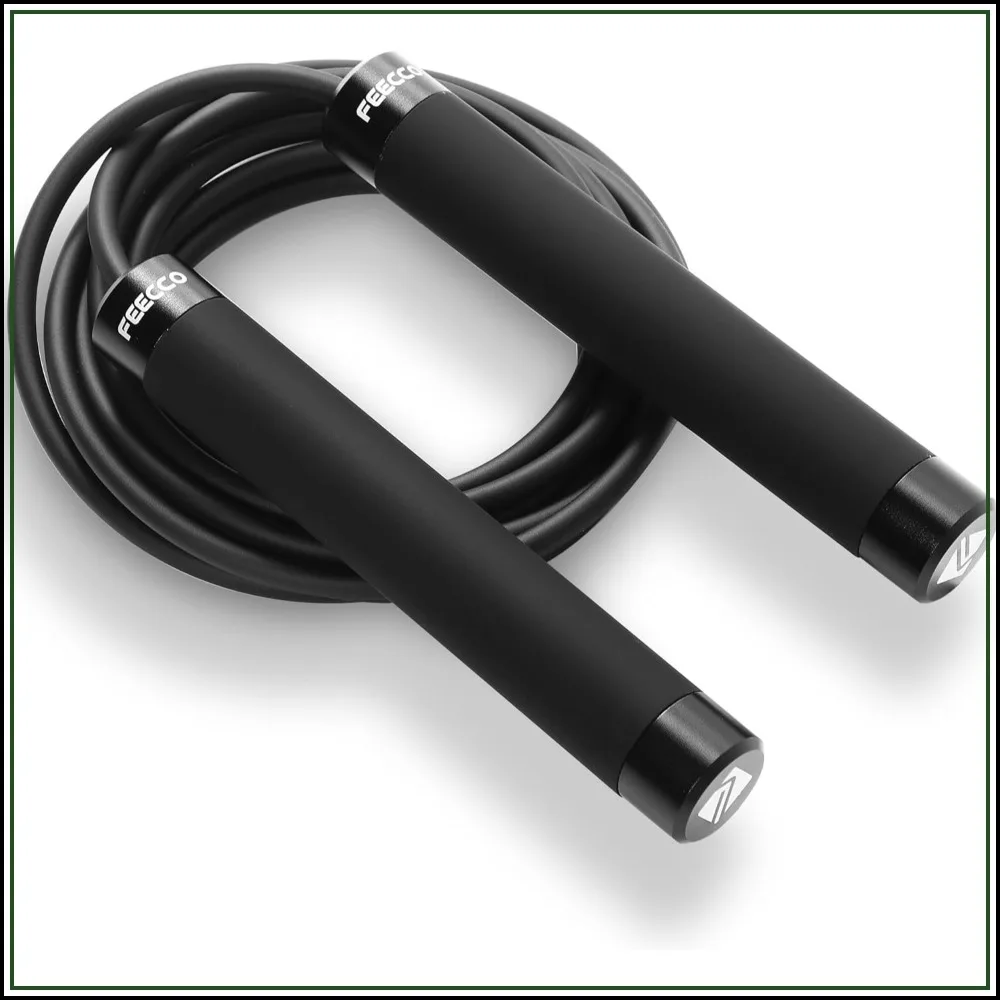 1/2 lb Weighted Jump Rope for Boxing, Cardio, Crossfit Workout, 8~11ft Adjustable Steel Ropes with Ball Bearings and Metal Handles
1/2 lb Weighted Jump Rope for Boxing, Cardio, Crossfit Workout, 8~11ft Adjustable Steel Ropes with Ball Bearings and Metal Handles