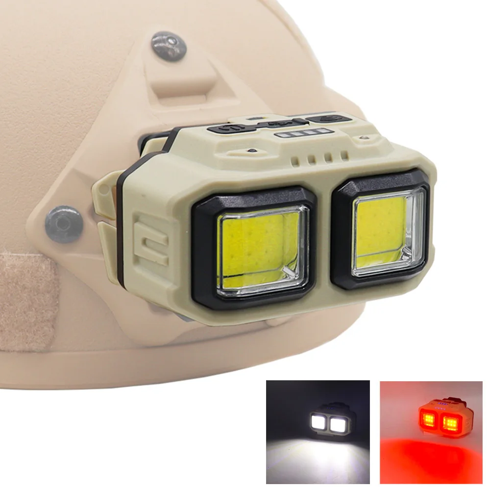Fwoyonze Тактический FAST MICH NVG Свет для шлема Красный сигнальный светильник Датчик налобного фонаря USB-зарядка Фара для наружного кемпинга Рыбалка
Fwoyonze Тактический FAST MICH NVG Свет для шлема Красный сигнальный светильник Датчик налобного фонаря USB-зарядка Фара для наружного кемпинга Рыбалка
