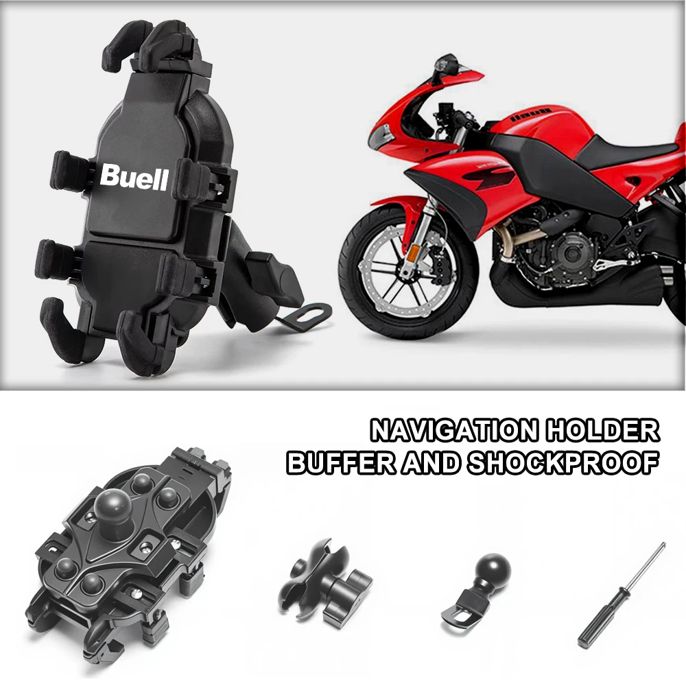 Motorcycle Phone Mount Anti-Shake 360° Rotation Handlebar Holder For Buell Hammerhead XB9/R XB12/R/XT XB9S XB12S 12Scg Ulysses
Motorcycle Phone Mount Anti-Shake 360° Rotation Handlebar Holder For Buell Hammerhead XB9/R XB12/R/XT XB9S XB12S 12Scg Ulysses