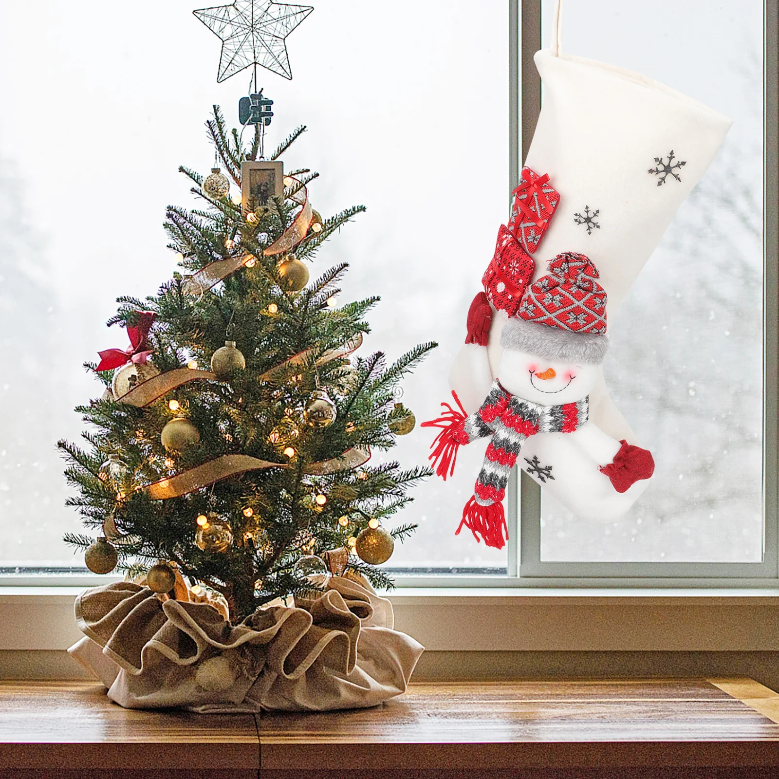 Christmas Stocking Gift Bag Xmas Hanging Candy Organizer Xmas Tree Decoration Holiday Party Adornment Candy Holder
Christmas Stocking Gift Bag Xmas Hanging Candy Organizer Xmas Tree Decoration Holiday Party Adornment Candy Holder