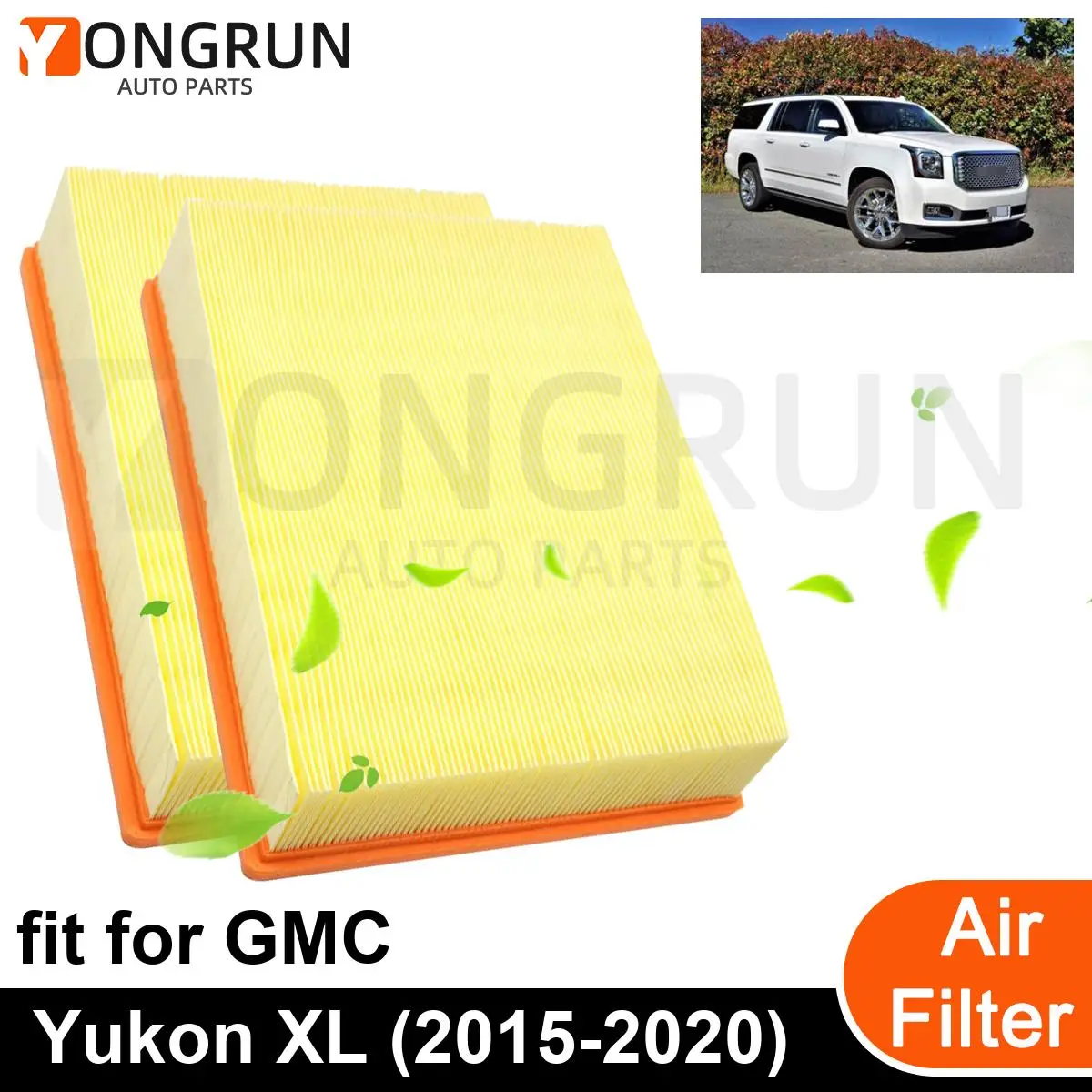 Новые автомобильные фильтры двигателя, 2 шт., для 2015-2020 GMC Yukon XL, автомобильные аксессуары OEM CA8755A 15908915 23349854
Новые автомобильные фильтры двигателя, 2 шт., для 2015-2020 GMC Yukon XL, автомобильные аксессуары OEM CA8755A 15908915 23349854
