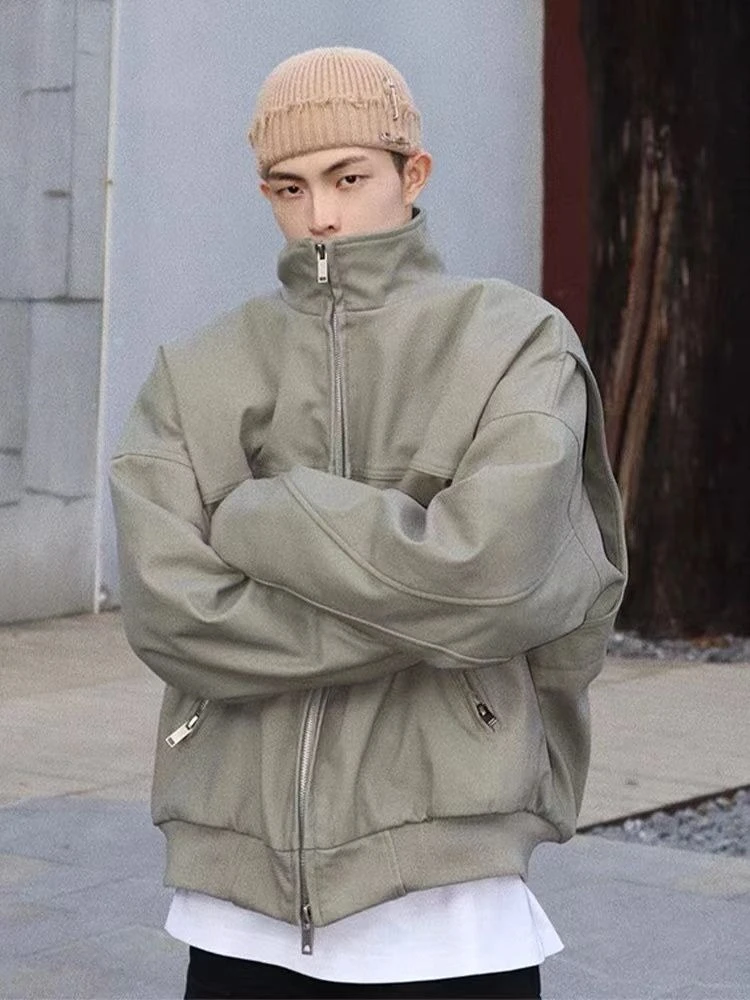 Alpha MA1 Pilot Jacket Men's Short Sleeve Stand Collar Clean Fit Outerwear High Street Style American Baseball Jacket
Alpha MA1 Pilot Jacket Men's Short Sleeve Stand Collar Clean Fit Outerwear High Street Style American Baseball Jacket