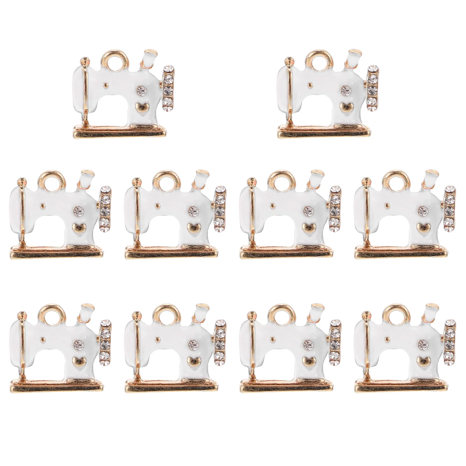 10 Pcs Bracelet Retro Sewing Machine Pendant Travel Alloy Pendants for Jewellery Making 
10 Pcs Bracelet Retro Sewing Machine Pendant Travel Alloy Pendants for Jewellery Making