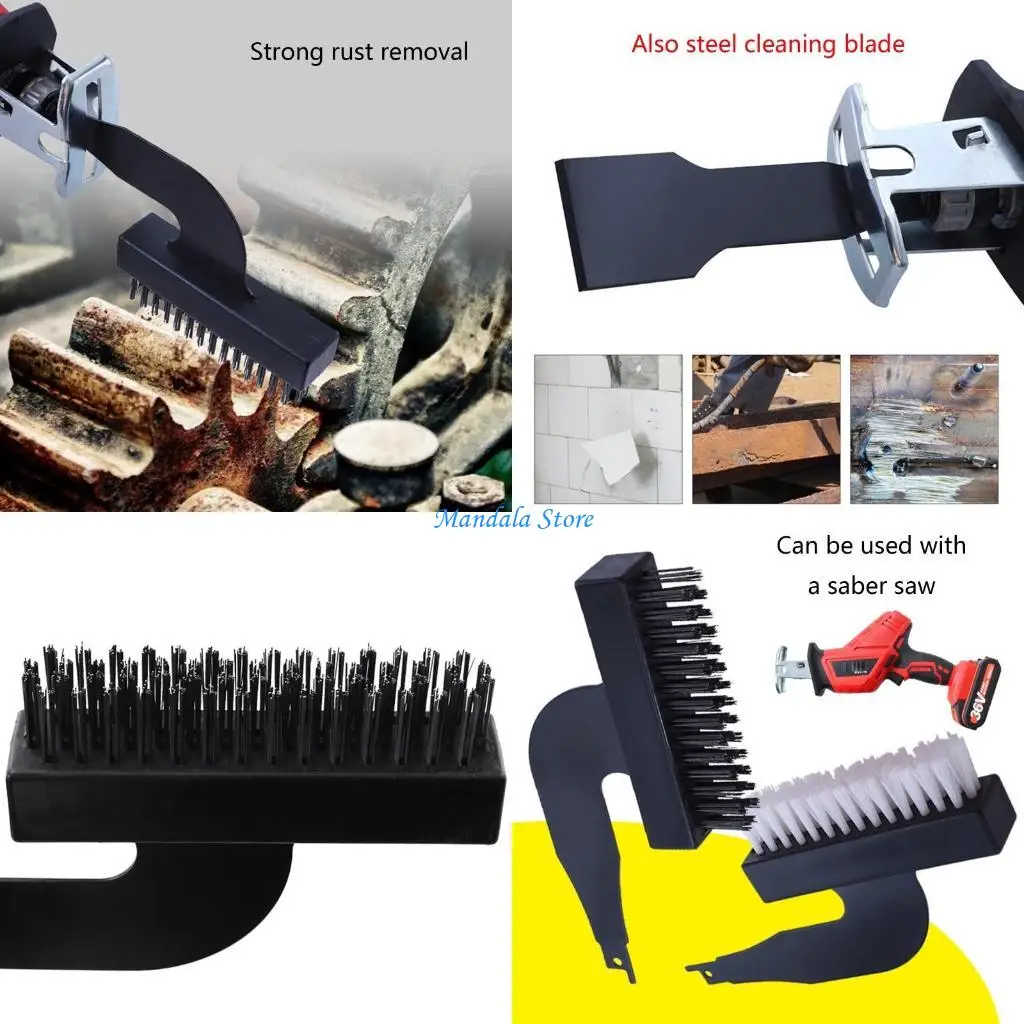 U2JC Wire Brush Rust Paint Metal Cleaner for Cleaning Paint/Rust/Dirt Nylon/Steel Brush Works with Electric Reciprocating
U2JC Wire Brush Rust Paint Metal Cleaner for Cleaning Paint/Rust/Dirt Nylon/Steel Brush Works with Electric Reciprocating