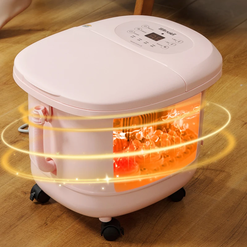 Morandi Pink Electric Foot Bath Tub Fully Automatic Heating Foot Washing Basin Massage Foot Soaking Bucket for Household Use
Morandi Pink Electric Foot Bath Tub Fully Automatic Heating Foot Washing Basin Massage Foot Soaking Bucket for Household Use