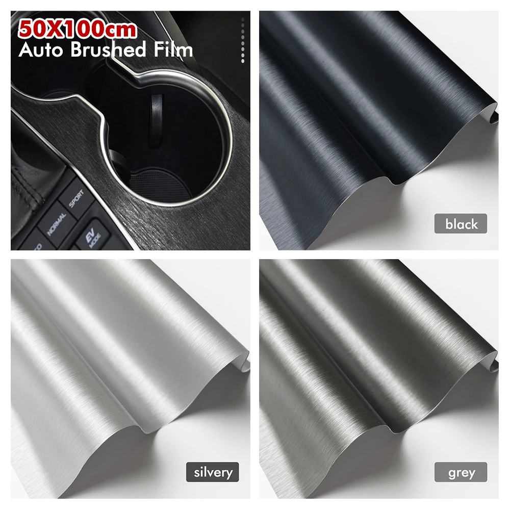 Silver Matte Brush Metallic Vinyl Film Car Brushed Wrap Film Bubble Free Adhesive Sticker DIY for Car Motorcycle Computer Skin
Silver Matte Brush Metallic Vinyl Film Car Brushed Wrap Film Bubble Free Adhesive Sticker DIY for Car Motorcycle Computer Skin