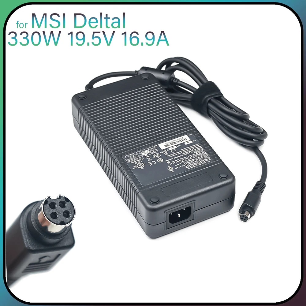 330W 19.5V 16.9A AC Adapter Power Supply for MSI Deltal GT83VR GT73VR GT80 Desktop Trident 3 Series ADP-330AB D Clevo P370SM-A
330W 19.5V 16.9A AC Adapter Power Supply for MSI Deltal GT83VR GT73VR GT80 Desktop Trident 3 Series ADP-330AB D Clevo P370SM-A