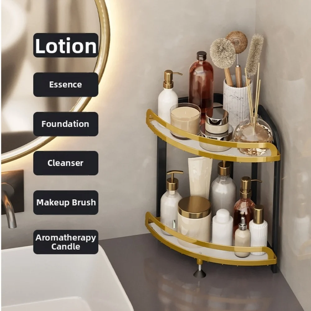 Угловая полка-органайзер 2-ярусная для кухни, ванной, хранения косметики, черная, из углеродистой стали, треугольная форма
Угловая полка-органайзер 2-ярусная для кухни, ванной, хранения косметики, черная, из углеродистой стали, треугольная форма