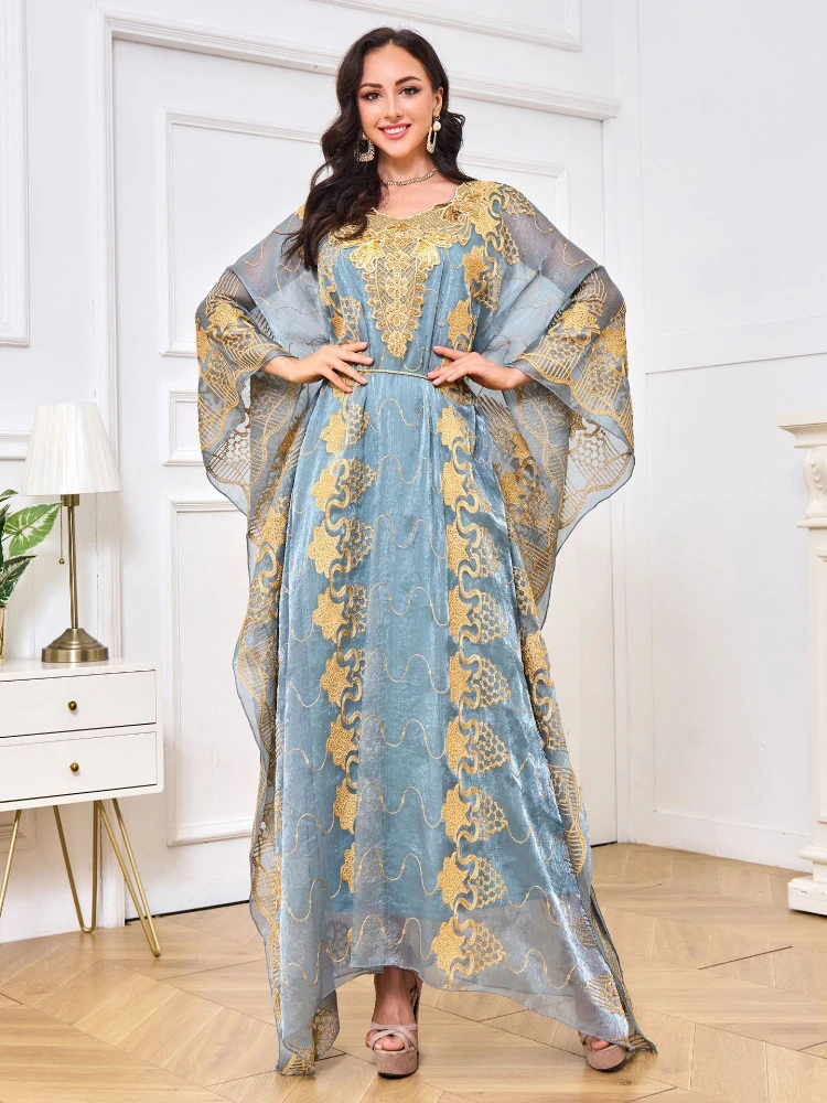Middle Caftan Moroccan Eid Muslim Robe Embroidered Party Dresses Dinner Two Piece Dress Sets Vestido Jalabiya Abaya Ramadan 2025
Middle Caftan Moroccan Eid Muslim Robe Embroidered Party Dresses Dinner Two Piece Dress Sets Vestido Jalabiya Abaya Ramadan 2025
