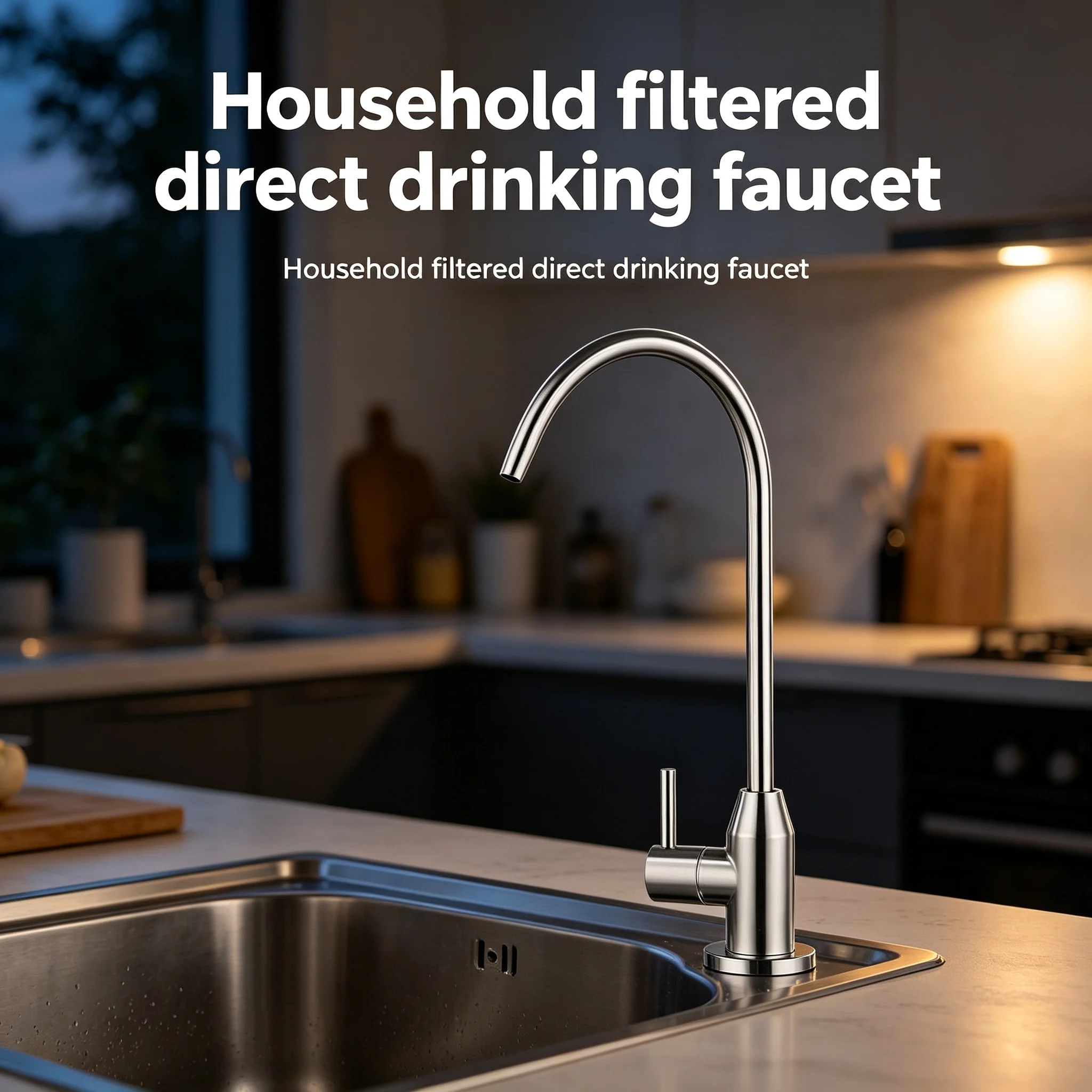 Direct Drinking Water Tap for Water Purifier, Household Stainless Steel Filter Faucet, Single Handle Lead-Free Safe
Direct Drinking Water Tap for Water Purifier, Household Stainless Steel Filter Faucet, Single Handle Lead-Free Safe