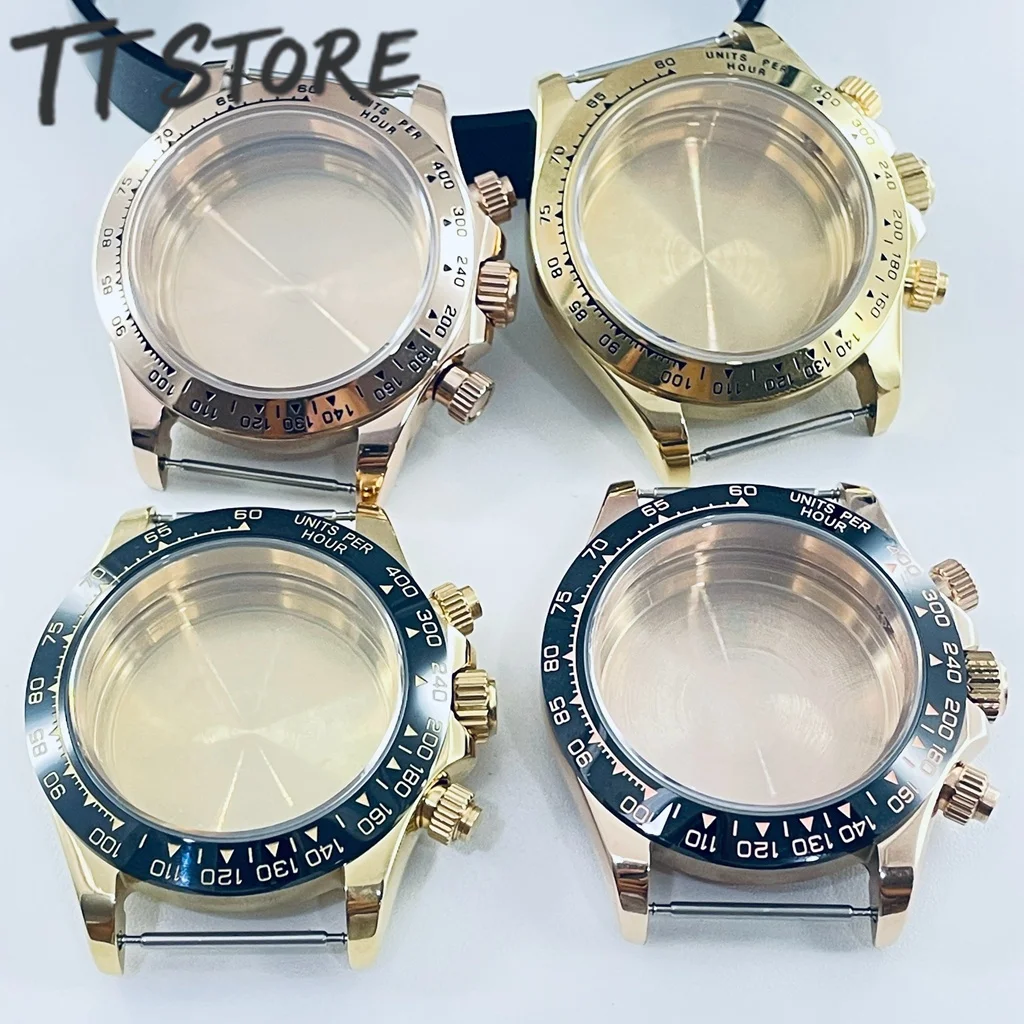 40mm VK63 Rose/Gold Men's Watch featuring a steel case, VK63 movement, watch Sapphire Crystal. Compatible with 20mm
40mm VK63 Rose/Gold Men's Watch featuring a steel case, VK63 movement, watch Sapphire Crystal. Compatible with 20mm