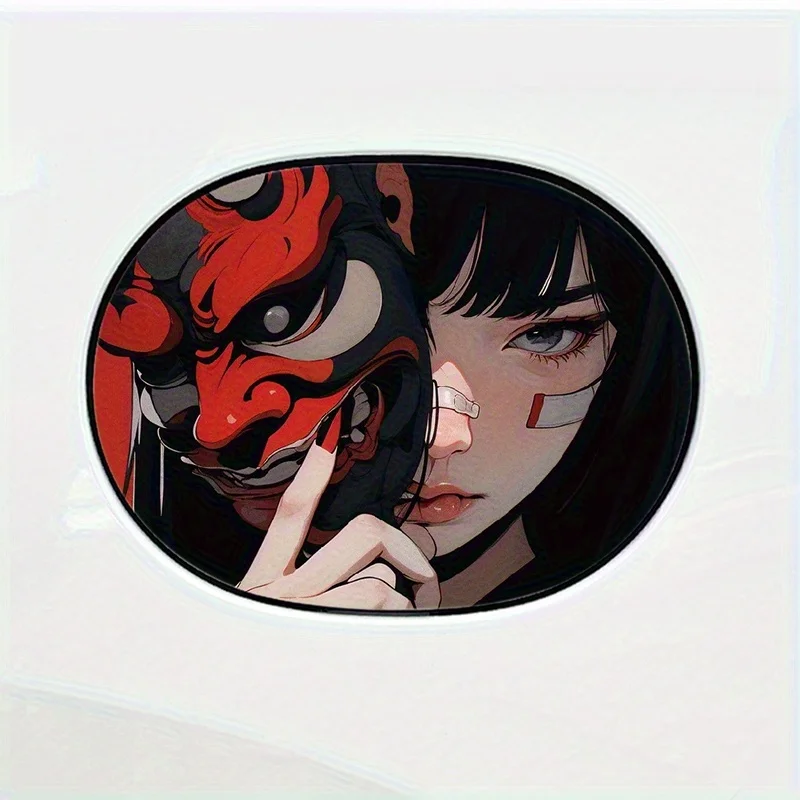 1PC Anime Girl Oni Mask Waterproof Vinyl Stickers For Car Motorcycle Helmet Laptop Bike Decor Decal
1PC Anime Girl Oni Mask Waterproof Vinyl Stickers For Car Motorcycle Helmet Laptop Bike Decor Decal