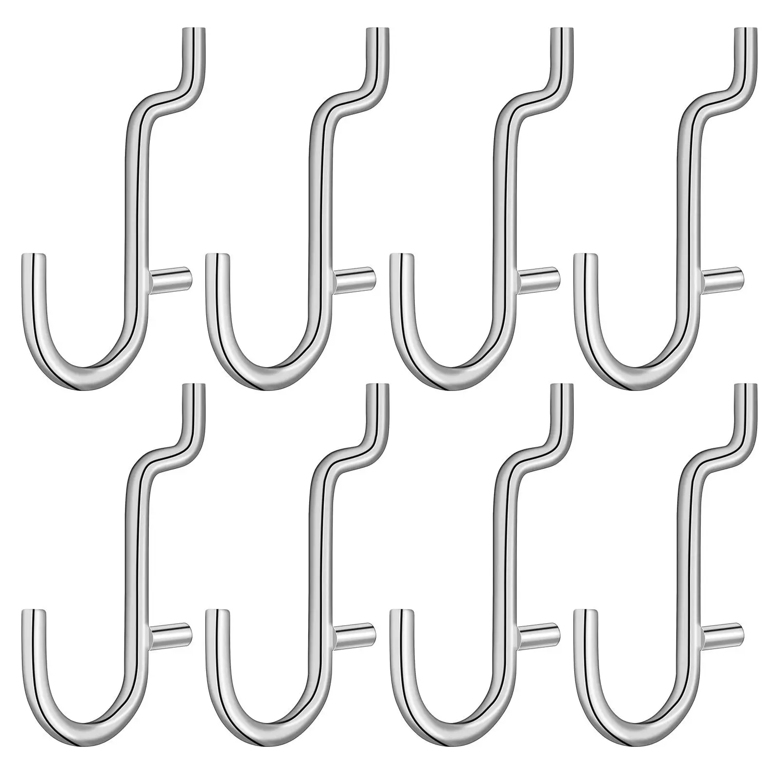 20pcs Pegboard Hooks Durable Stainless Steel J Hooks for Home Workshop Pegboard Accessories Storage
20pcs Pegboard Hooks Durable Stainless Steel J Hooks for Home Workshop Pegboard Accessories Storage